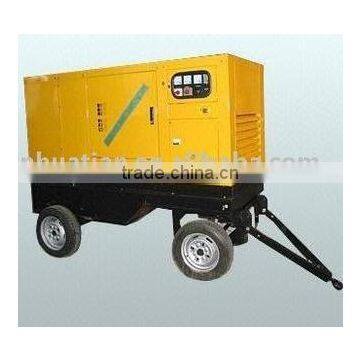 10kw-200kw Trailer Power Station with Low Oil