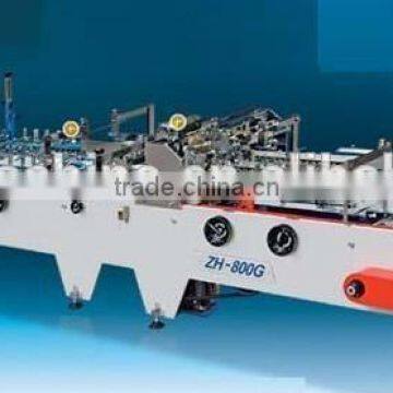 ZH-800G Automatic Muti-functional Crash Lock Bottom Folder Gluer Carton Machine