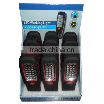 Cheapest 24 LED Ultra Bright Led Work Light Emergency Work Light Multi-function Light