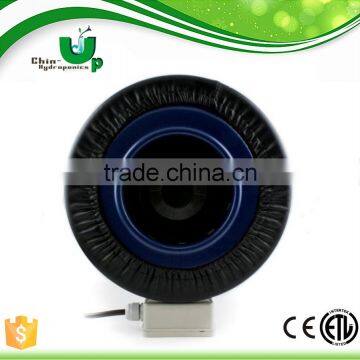 Greenhouse 6" Inline 440cfm Hydroponics Duct Tube Exhaust Fan With Leather Sheet
