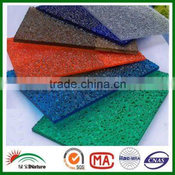 Foshan Nature Diamond Polycarbonate Embossed Sheet photo-4
