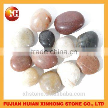 High Polished Red River Stone Pebbles Landscape Stone photo-2