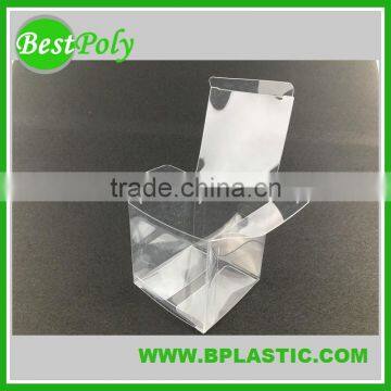 Clear pvc plastic box custom