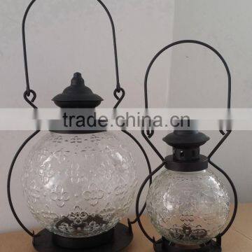 spray glass ball bottle candle holder