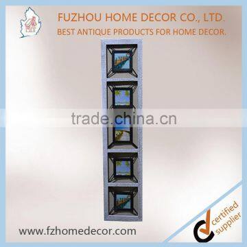 Hot Seller Decorative Antique Wooden Photo Frame With Metal Multi Opening photo-6