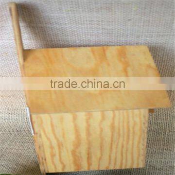Wood Artificial Bird Nest for Round Wood Window photo-3