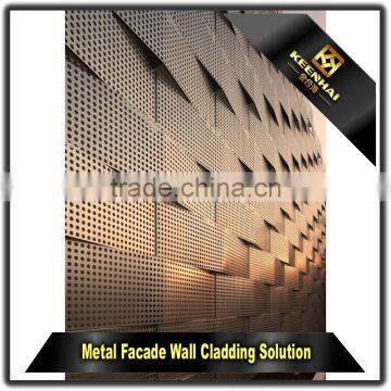 Architectural Laser Cutting Exterior Building Panels Aluminum Curtain Wall photo-4