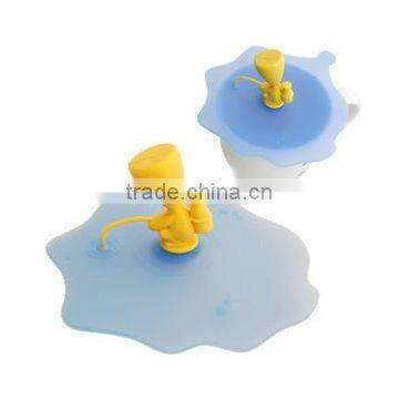 Funny " Big-headed" Babies Shape of Silicone Suction Cup Lid photo-2