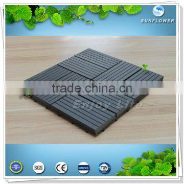 Huzhou New style Anti-skid wpc DIY deck tiles