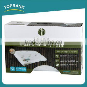 20*14*5cm Neck Support Classic Bamboo Pillow Shredded Memory Foam Pillow photo-2