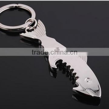 Keychain Creative Fish Key Ring Shark Bottle Openers