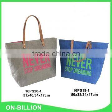 Wholesale Paper Straw Shoulder Women Bag Handmade Cheap Bag photo-2