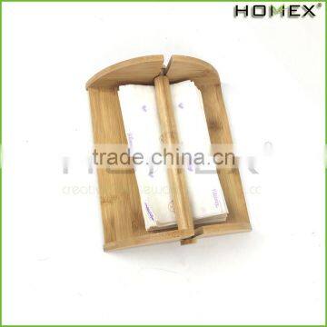 Bamboo Napkin Holder With Bar Homex BSCI/Factory photo-5