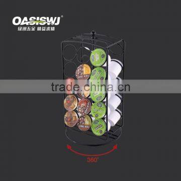 30POD K-CUP CAROUSEL COFFEE HOLDER WITH POWDER COATING