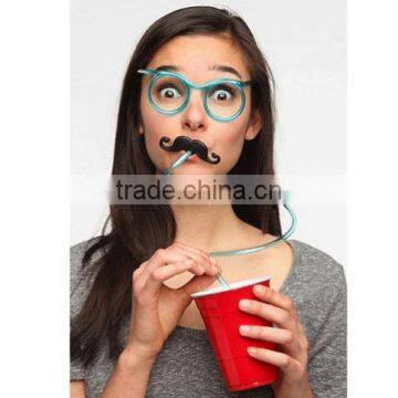 NBRSC Creative Plastic Drinking Glasses Straws for Kid Flexible Glass Straw For Drinking photo-5