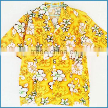 100% cotton soft collar hawaiian shirts