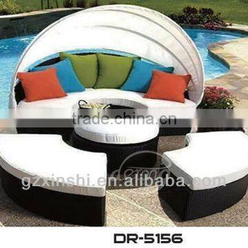 Leisure sectional rattan Sun bed