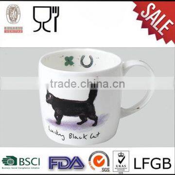 Wholesale melamine mug with handle, printed plastic mugs