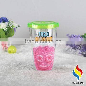 600ml Single Wall Acrylic Plastic Tumbler With Lid photo-3