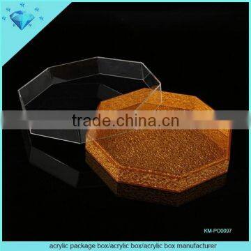 Stylish High Grade Custom Acrylic Wedding Invitation Card Box photo-5