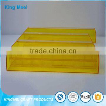 3 Tier Acrylic Cosmetic Stair Step Display Shelf photo-4