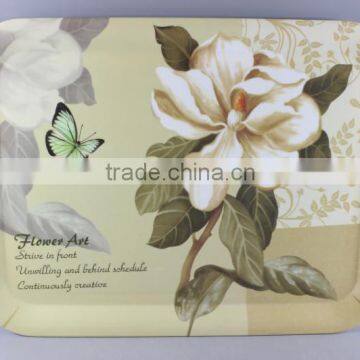 Beauty Flower Melamine Trays photo-3
