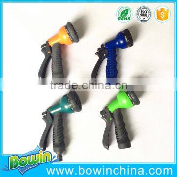 2016 New best garden hose pipe with black color and spray nozzle