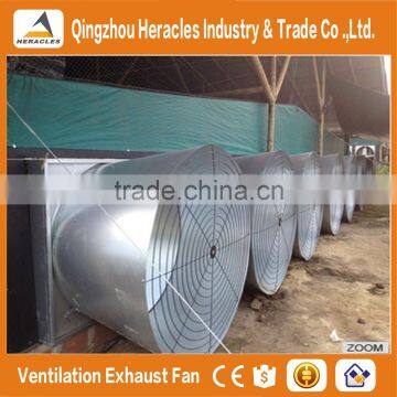 Heracles Trade Assurance Greenhouse Poultry House Used 3 Phase Thermostat Controlled Exhaust Fan of Butterfly Cone Fan photo-5