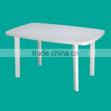 PP white plastic rectangular table