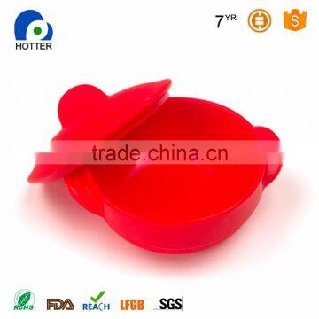 Customized Colorful FDA Food Grade Silicone Bowl With Lid photo-6