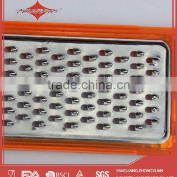 Orange Stainless Steel Kitchen Mircroplane Zester Grater photo-4