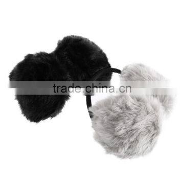 Unisex Winter Earwarmers Faux Fur Sound Proof Earmuff Headphone Muffs Winter Ear Cover Earcap