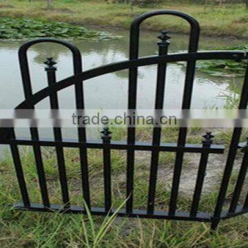 Aluminum Black Garden Fence,Black Outdoor Aluminum Fence