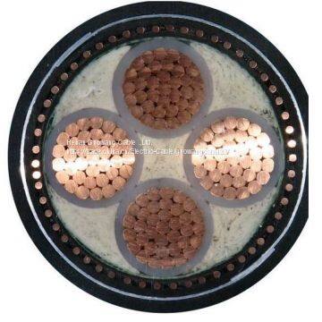 High Quality Copper Conductor XLPE Jacket Steel Wire Armoured Copper Braid Shielded PVC 4*50MM2 Price Per Meter