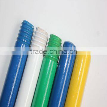 Color round Varnished wooden broom handle