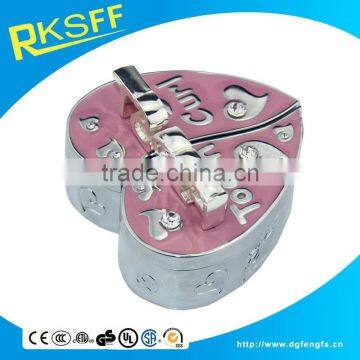 Pink Alloy Gift for Baby,baby Can Put the Tooth Ang Curl in Box Baby Gift photo-2