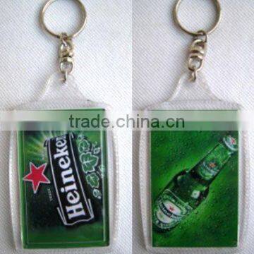 High resolution photo print keyring promotional advertising giveaway