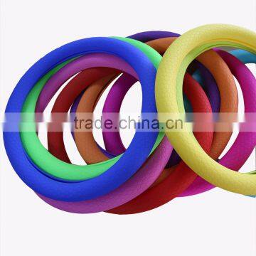 Shenzhen Factroy Cheap Price Car Steering Wheel Cover Auto Steering Wheel Protective Silicone Covers