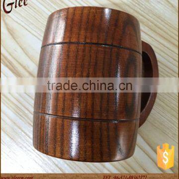 Wholesale Quality Houseware High-capacity Wooden Mugs/ Wood Mug for Beer/milk/coffee photo-3