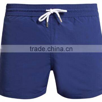 2017 hot sale blank 100% polyester gym shorts