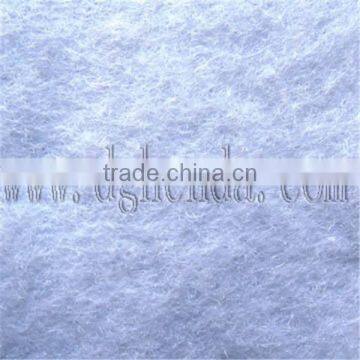 White 0.8mm GradeB PET Needle Punch Non-woven Fabric photo-2