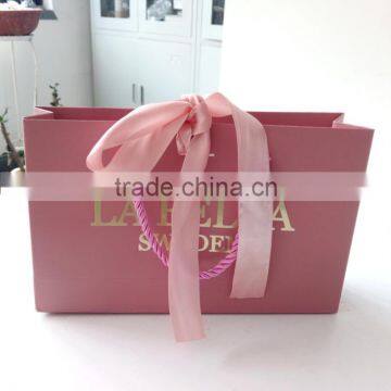 china factory cheap Christmas custom paper bags with handles