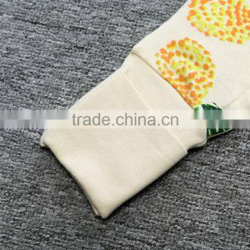 Hot Sale 100% Cotton Pineapple Pattern Onesie Kids Newborn Pajama Romper photo-6