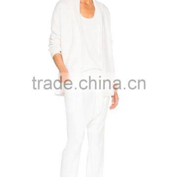 Women 100% Cashmere no Button Fancy Cardigan Sweater photo-5