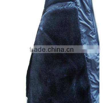 Warm Men's Quilted Nylon Winter Jackets With Fur Hood photo-4