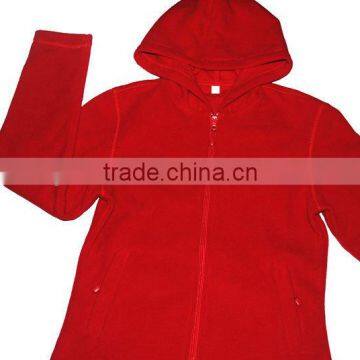New premium Fashion Casual Red Woman Polar Fleece Jacket