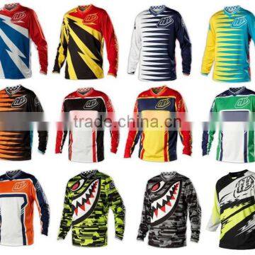100%polyester Customized Downhill Jersey Short Sleeve/long Sleeves photo-3
