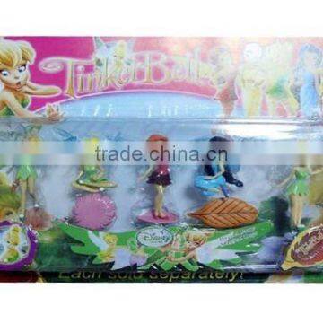 wholesale fairy plastic tinkerbell action figure toy