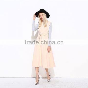 Maxnegio Ladies Smart Casual Dress Gaungzhou Clothing Manufacturer for Ladies photo-5