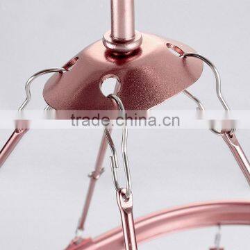 Hot Selling Metal Hanger for Clothes Necklace Holder Bulk Wire Rose Gold Hangers photo-3